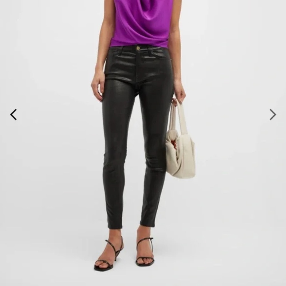 FRAME - leather stretch - Le Skinny De Jeanne